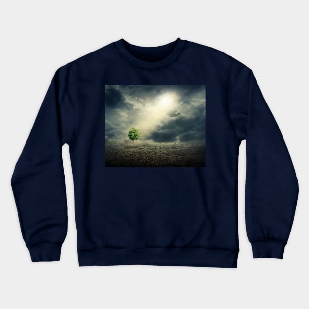 Earth Crewneck Sweatshirt by psychoshadow